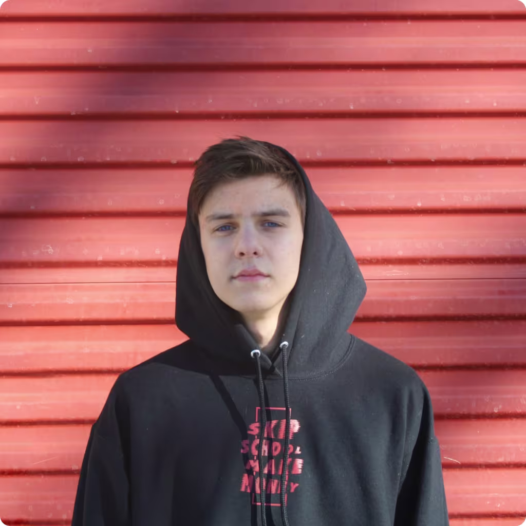 Portraits photo with original background